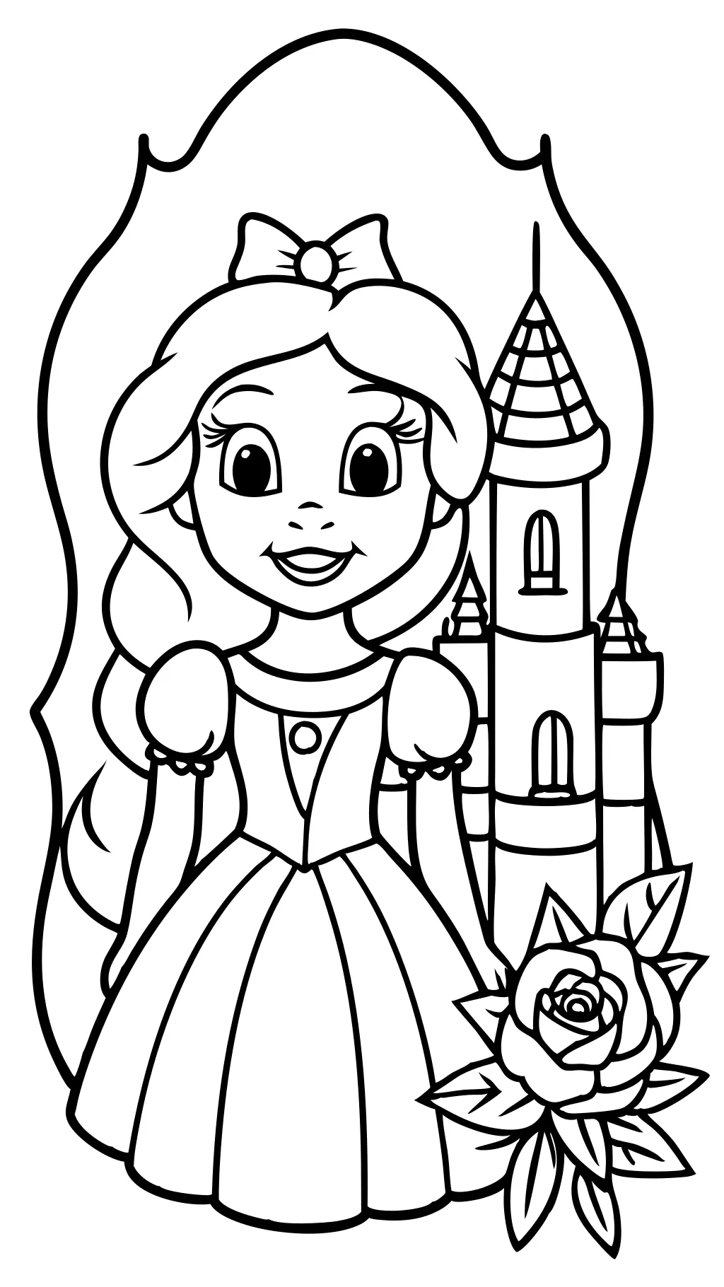 Free Beauty and the Beast Coloring Pages